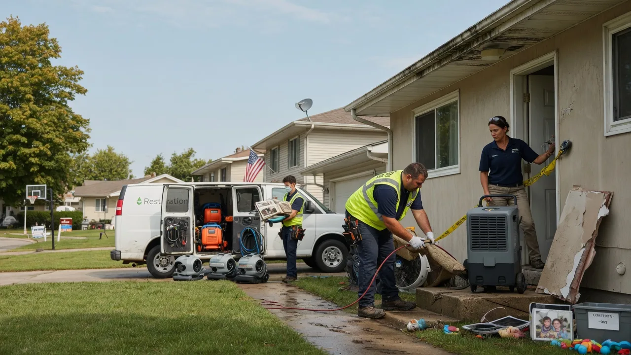 Water Damage Restoration in Manvel, ND near me